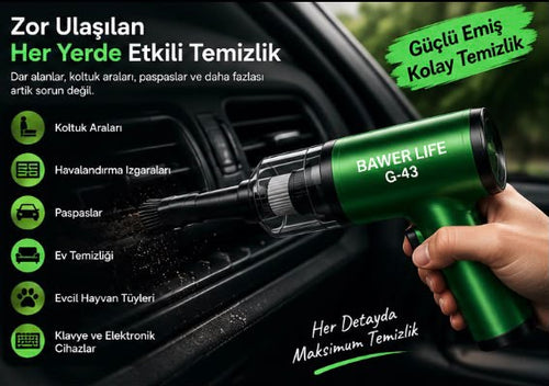 BAWER LIFR G-43 Şarzlı Araç Süpürgesi - AutoPulse'm